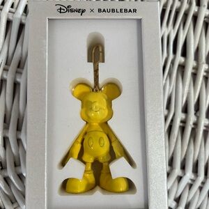 BAUBLEBAR Disney Mickey Mouse monochromatic yellow Bag Charm Key Chain